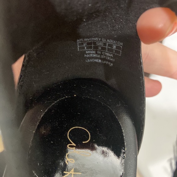 Cole Haan Nike Air Whitney Gladiator sandals 5 w/ gold grommets & buckles - Picture 10 of 12